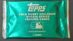 Paquete plateado sellado de fábrica de béisbol 2018 Topps Update - Imagen 1 de 1