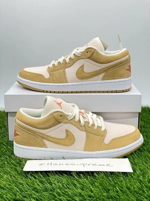 |Talla 10.5W / 9M| Nike Air Jordan 1 Low SE Twine Naranja Pana DH7820-700 NUEVO Foto 1 de 4