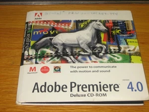 ADOBE PREMIERE 4.0 DELUXE CD-ROM FOR MAC-W/SERIAL # - Picture 1 of 5