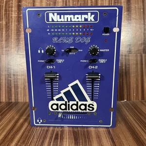 Vintage Numark DM900 Blue Dog Preamp Mixer 2 Channel DJ Mixer Adidas Sticker - Picture 1 of 8