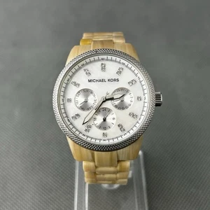 Michael Kors Ritz Damenuhr MK-5625 Beige Horn Damen neue Batterie MK5625 - Bild 1 von 21