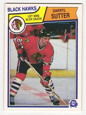 1983-84 O-Pee-Chee Darryl Sutter #113 Blackhawks - Image 1 of 2