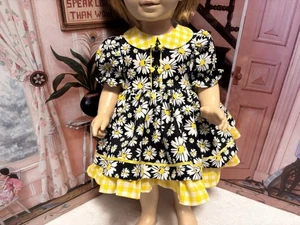 2-teiliges gelb weiß Blumen Kleid Set Puppenkleidung passt 19-20" Chatty Cathy - Bild 1 von 8