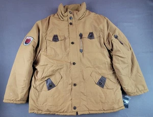 Coogi Men's 5XL Brown Full Zip Winter Coat With Pockets - Picture 1 of 13