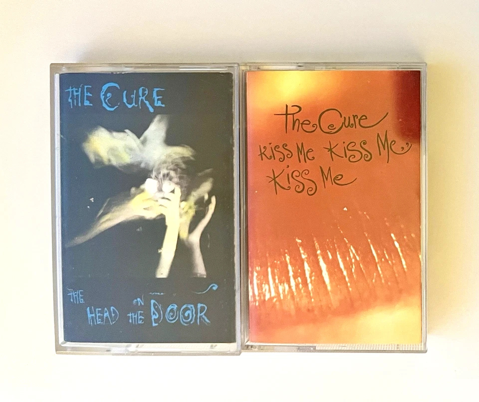 The Cure, Kiss Me Kiss Me Kiss Me + The Head On The Door Cassette Tape, RARE - Image 1 of 4