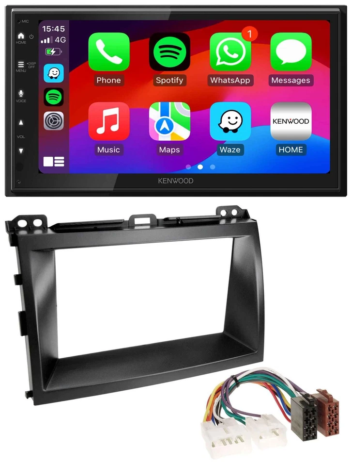 Kenwood MP3 USB DAB 2DIN Bluetooth Autoradio für Lexus GX-470 (2003-2009) - Bild 1 von 4