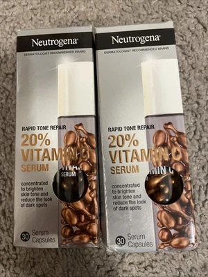 C 2 Pack Neutrogena Rapid Tone Repair Antioxidant Serum, 30 Capsules Each Sealed - Image 1 of 4