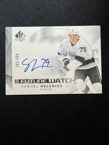 24-25 UD SP Authentic Hockey RC Sign Of The Times Auto 198 Samuel Helenius /599 - Picture 1 of 2