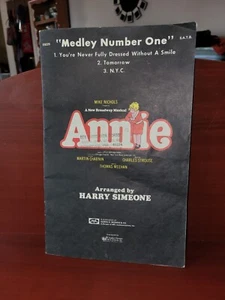 Annie A New Broadway Musical Songbook 1977 Medley No. 1 - Picture 1 of 3