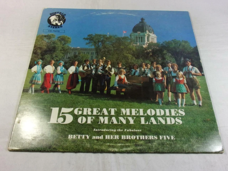 15 Great Melodies Of Many Lands - Betty & Her Brothers Five - Import - Image 1 of 1