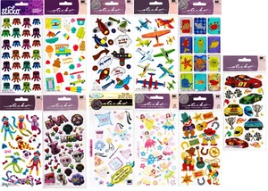 Sticko Stickers CHILDHOOD Choice - Play Toy Plane Cowboy Fly Fairies -NIP - Picture 1 of 13