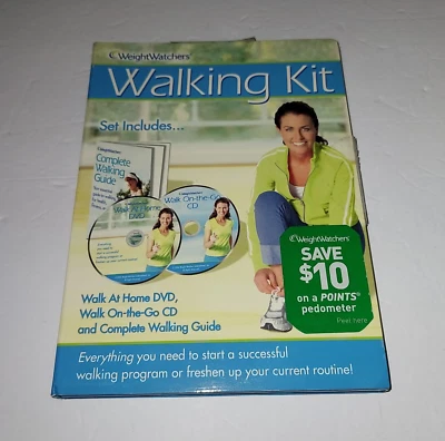 Weight Watchers WW Walking Kit DVD + CD Complete Walking Guide Book Exercise - Image 1 of 4