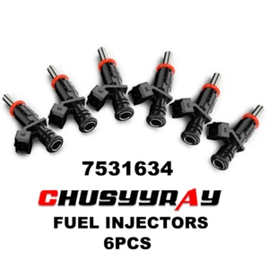 NEWEST 6X High Quality PREMIUM Fuel Injectors 7531634 For 2006-2007 BMW 525i - Picture 1 of 10