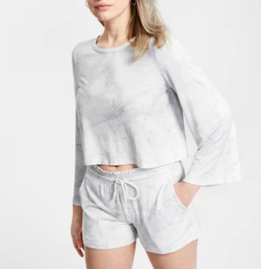 JENNI Long Sleeve Lounge Top, in Survival Gray Women's Plus Size 3X, NWT - Picture 1 of 1
