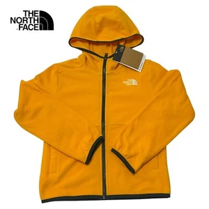 North Face Teen Glacier Full-zip Hooded Summit Gold Fleece Jacket choose Sz - Picture 1 of 3