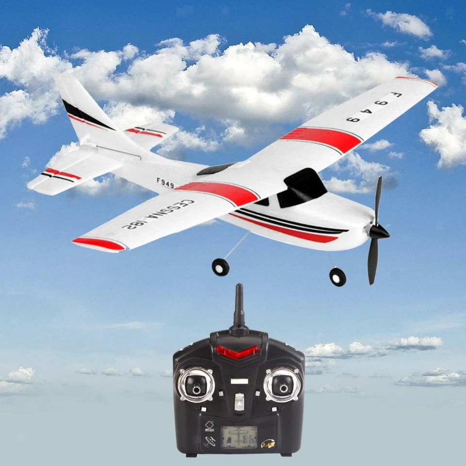 WLtoys F949 3CH 2.4G Cessna 182 Micro RC Aereo RTF Hobby Divertimento - Immagine 1 di 4