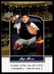 2008 Upper Deck Yankee Stadium Legacy #2298 Yogi Berra New York Yankees - Picture 1 of 2
