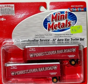 RTR Classic Metal Works Mini Metals PRR Merchandise Service- 32' Aero-Van-BUILT - Picture 1 of 8