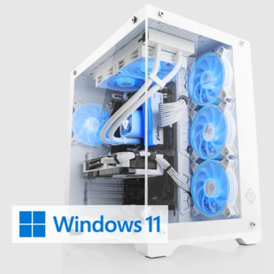 Gaming PC Weiß Intel Core i7-12700KF | NVIDIA Geforce 5070 | 1TB SSD | 32GB DDR5 - Bild 1 von 3