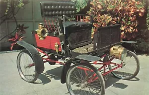 1899 Locomobile Steamer Bellm Antique Car Music Yesterday Sarasota FL Postcard - Picture 1 of 2
