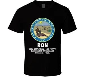 Ron I'm A Simple Man Parks And Recreation Group Halloween Costume T Shirt - Picture 1 of 2