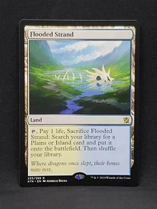 Flooded Strand LP MTG Khans of Tarkir 233/269 W/U Fetch Land Modern Legacy 59 - Picture 1 of 2