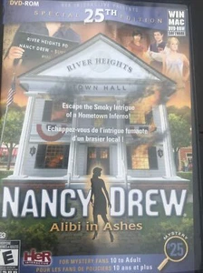 Nancy Drew: Alibi in Ashes PC Game (Windows/Mac DVD-Rom 2011) Special 25th Ed. - Picture 1 of 2