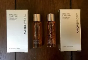 2 X AmorePacific Vintage Single Extract Essence 0.16 oz 5ml Travel Mini ~ NIB!❤️ - Picture 1 of 1