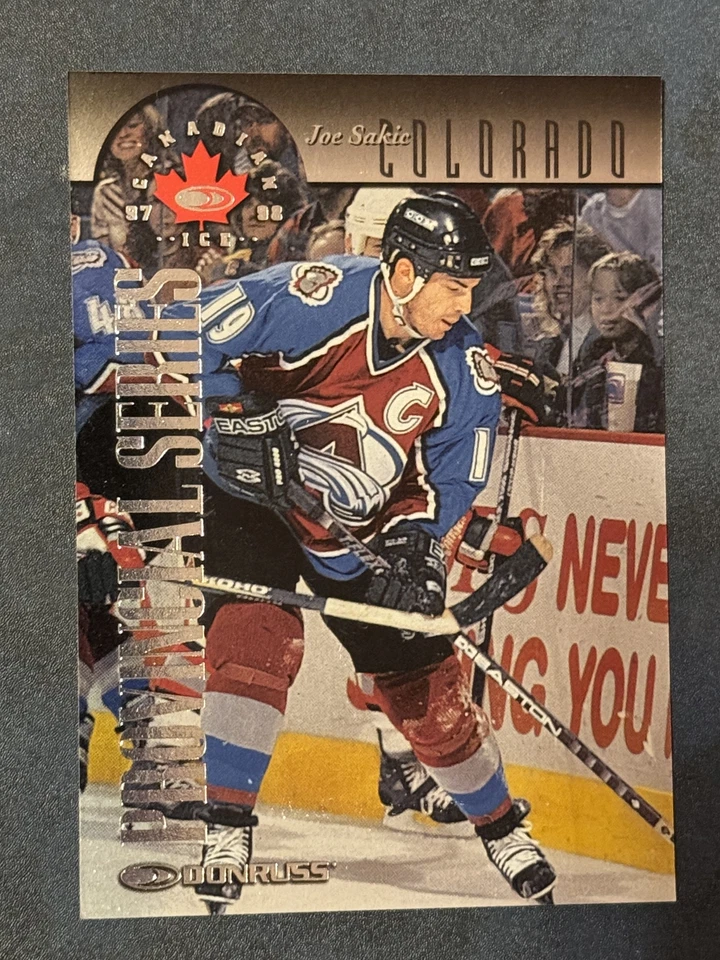Joe Sakic 1997 Donruss Card - Image 1 of 2