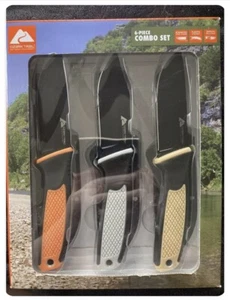 Ozark Trail - Outdoor Equipment 3 piece Combo Knife Set - Picture 1 of 2