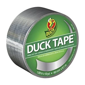 Chrome Metallic Color Duck brand Duct Tape 1.88 x 10 yard Roll - Picture 1 of 4