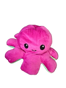 TeeTurtle - L'originale peluche polpo reversibile - viola + verde - Foto 1 di 7