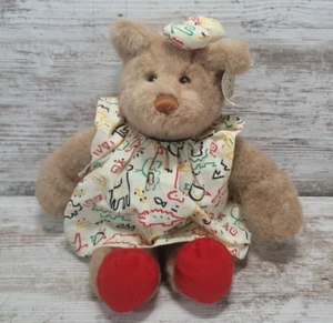Vtg Gund Beartots Girl Teddy Bear Plush 1990 Stuffed Animal Toy - Picture 1 of 16