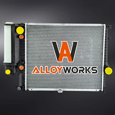 Fits BMW 5 Series E34 E36 E39 520i 525i 1988-1994 upgraded NEW Quality Radiator - image 1 of 4