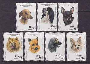1991 MADAGASCAR DOGS SPANIEL TERRIER CHOW AFGAN PAPILLON MNH SCT 1003A-3G - Picture 1 of 1
