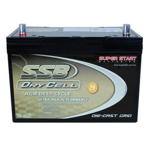 SSB HVT-70ZZD Ultra-High-Performance Dual Purpose AGM Battery - Picture 1 of 3