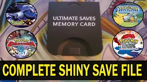 Pokemon Box Ruby & Sapphire Gamecube Unlocked Memory Card! - Picture 1 of 5