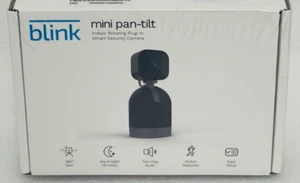 Blink Mini Pan-Tilt Rotating Indoor Plug-in Smart Security Camera, NEW - Picture 1 of 5