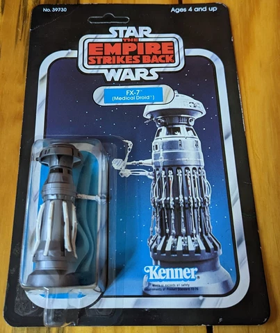Vintage Kenner Star Wars Empire Strikes Back FX-7 Medical Droid 31 Back Cover