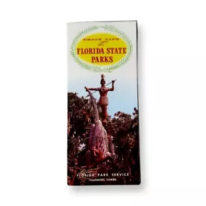 1960er Florida Park Service Genießen Sie das Leben in Florida Stat Parks Tallahassee Broschüre - Bild 1 von 7