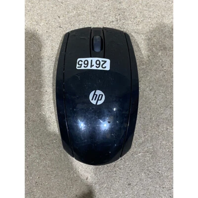 HP MG-0982 Optical Mouse Wireless 3-Buttons Scroll Wheel Rechargeable - Black - Image 1 of 4