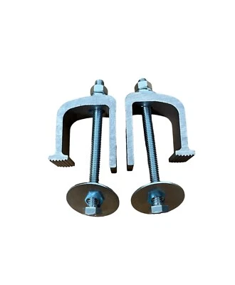 Set of 2 aluminum clamps # TB200UM for truck bed toolboxes Foto 1 de 4