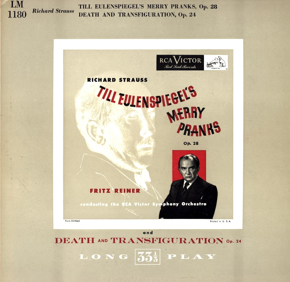 LP STRAUSS TILL EULENSPIEGEL'S MERRY PRANKS DEATH & TRANSFIGURATION REINER Foto 1 de 1