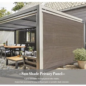 90% Brown Sunblock Shade Cloth Taped Edge with Grommets UV Resistant Shade Net - Picture 1 of 10