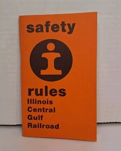 Vintage 1978 Illinois Central Gulf Railroad Safety Rules. NOS  - Picture 1 of 7