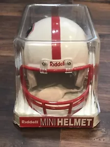 Razor Fest Riddell Mini Helmet White with Red Script Logo Vintage - Picture 1 of 5