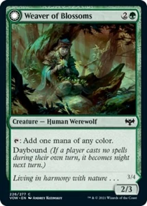WEAVER OF BLOSSOMS x4 ~mtg NM-M Innistrad: Crimson Vow 4 Common - Picture 1 of 2