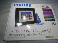 Phillips Digital Photo Frame  7 Inch Mahogany LED 1000 photos