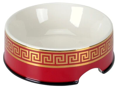 Chacco® Napf Futterschale Classic Rot Gold Design Keramik Large - Bild 1 von 2