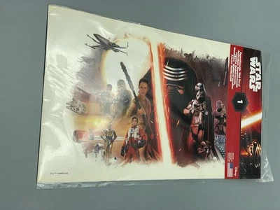 Calcomanía de pared reposicionable Disney-Star Wars (El Despertar de la Fuerza) sellada nueva sellada Foto 1 de 4